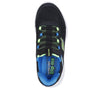 Skechers Kid's Bounder - Brisk-Burst Sneaker - Black/Blue/Lime 403822L