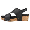 Corkys Women's Refreshing Wedge Sandal - Black 41-0142