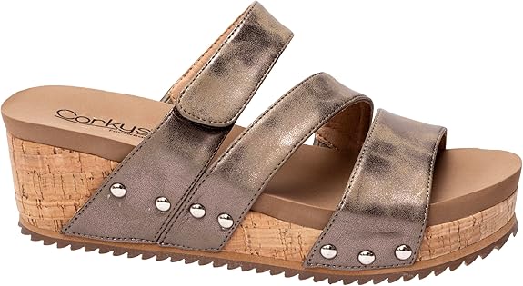 Corkys Women's Voyage Casual Wedge Sandal - Bronze 41-0210