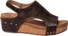 Corkys Women's Volta II Wedge Sandal - Chocolate Smooth 41-0334