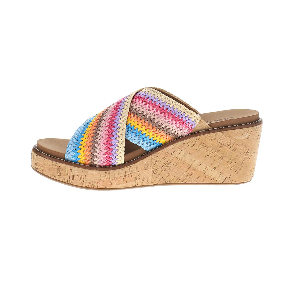 Corkys Women's Peace Out Wedge - Multi 41-0530