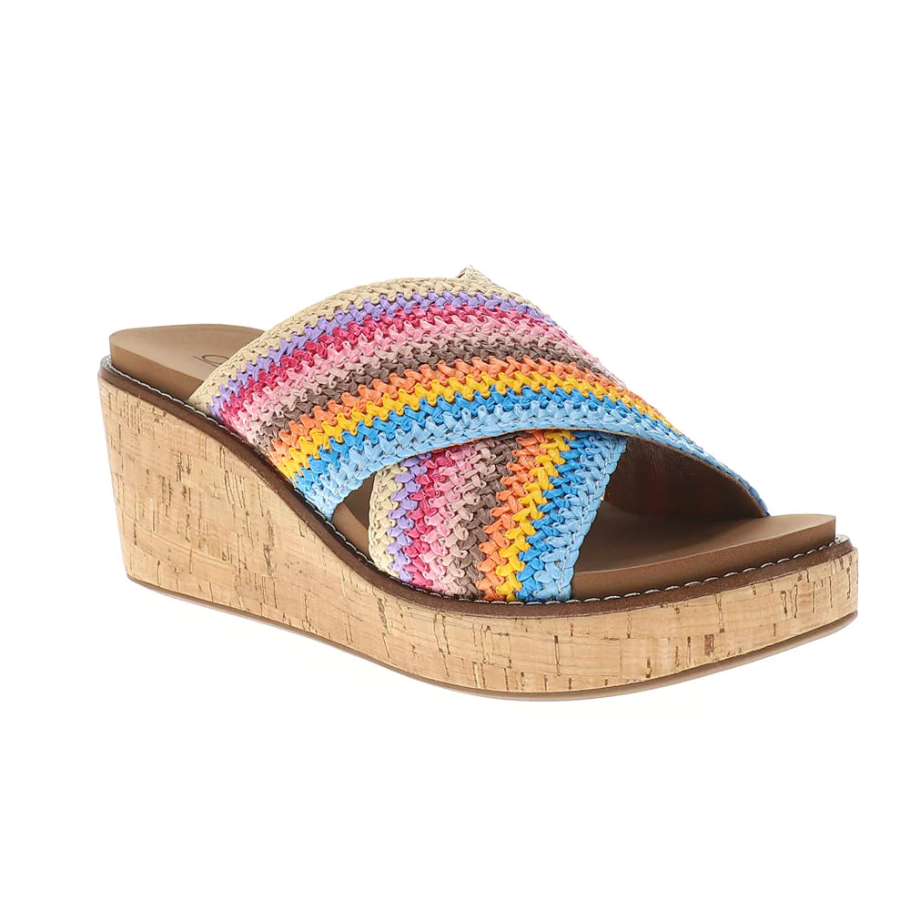 Corkys Women's Peace Out Wedge - Multi 41-0530
