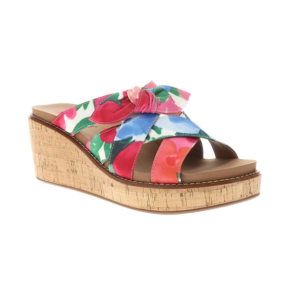 Corkys Women's Bowdacious Wedge - Floral 41-0535