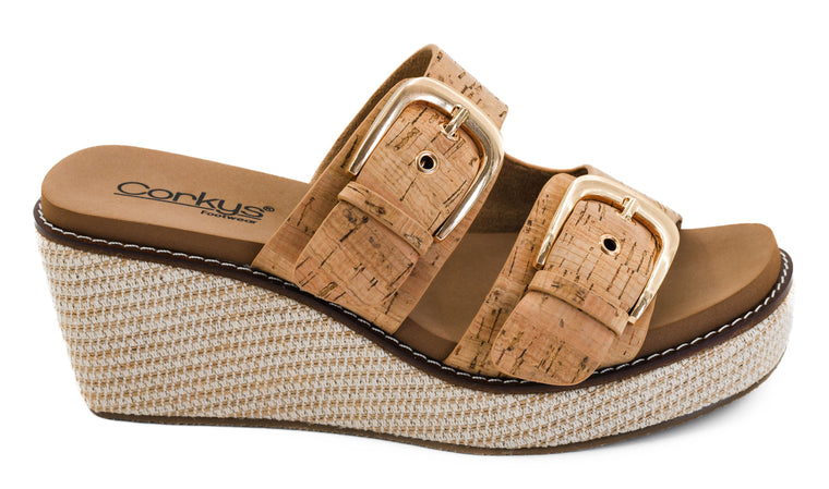 Corkys Women's Manifest Wedge Sandal - Cork 41-0772