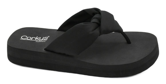 Corkys You Go Girl Flip Flop - Black 41-0827