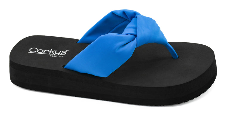 Corkys You Go Girl Flip Flop - Blue 41-0827