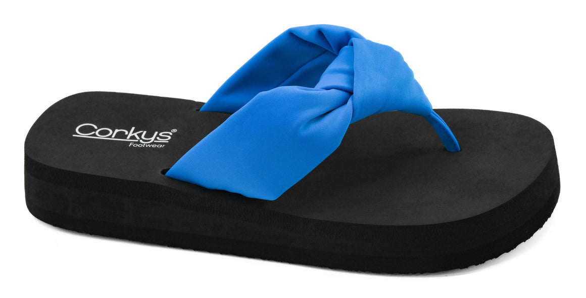 Corkys You Go Girl Flip Flop - Blue 41-0827