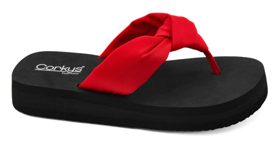 Corkys You Go Girl Flip Flop - Red 41-0827