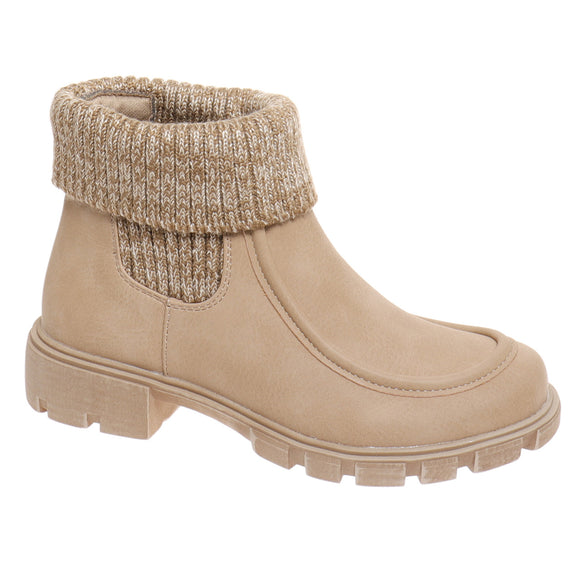 Pierre Dumas Kid's Camden-15 Nubuc Bootie - Taupe 49092-734