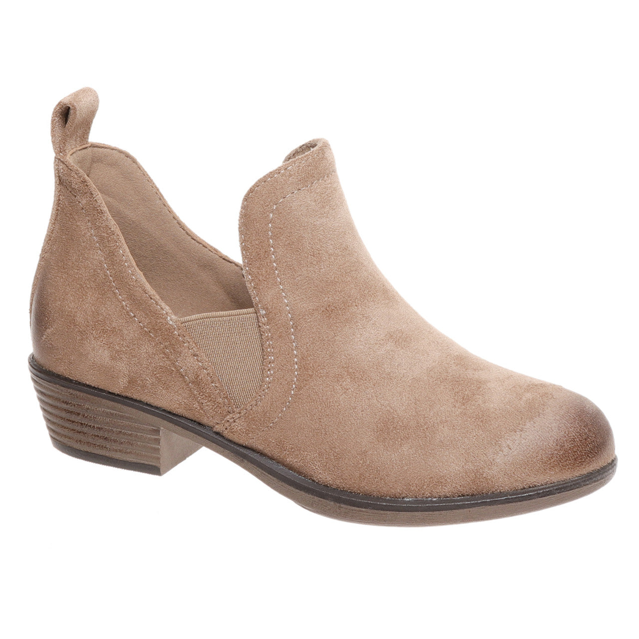 Pierre Dumas Kid's Kenzie-8 Suede Ankle Bootie - Taupe 49177-434