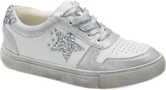 Corkys Women's Constellation Sneakers - Silver 51-0077