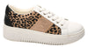 Corkys Women's Wild One Sneaker - Tan Leopard 51-0150