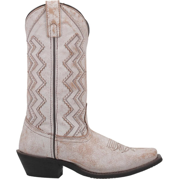 Laredo Women's 11" Audrey Western Boot  - Bone 51169