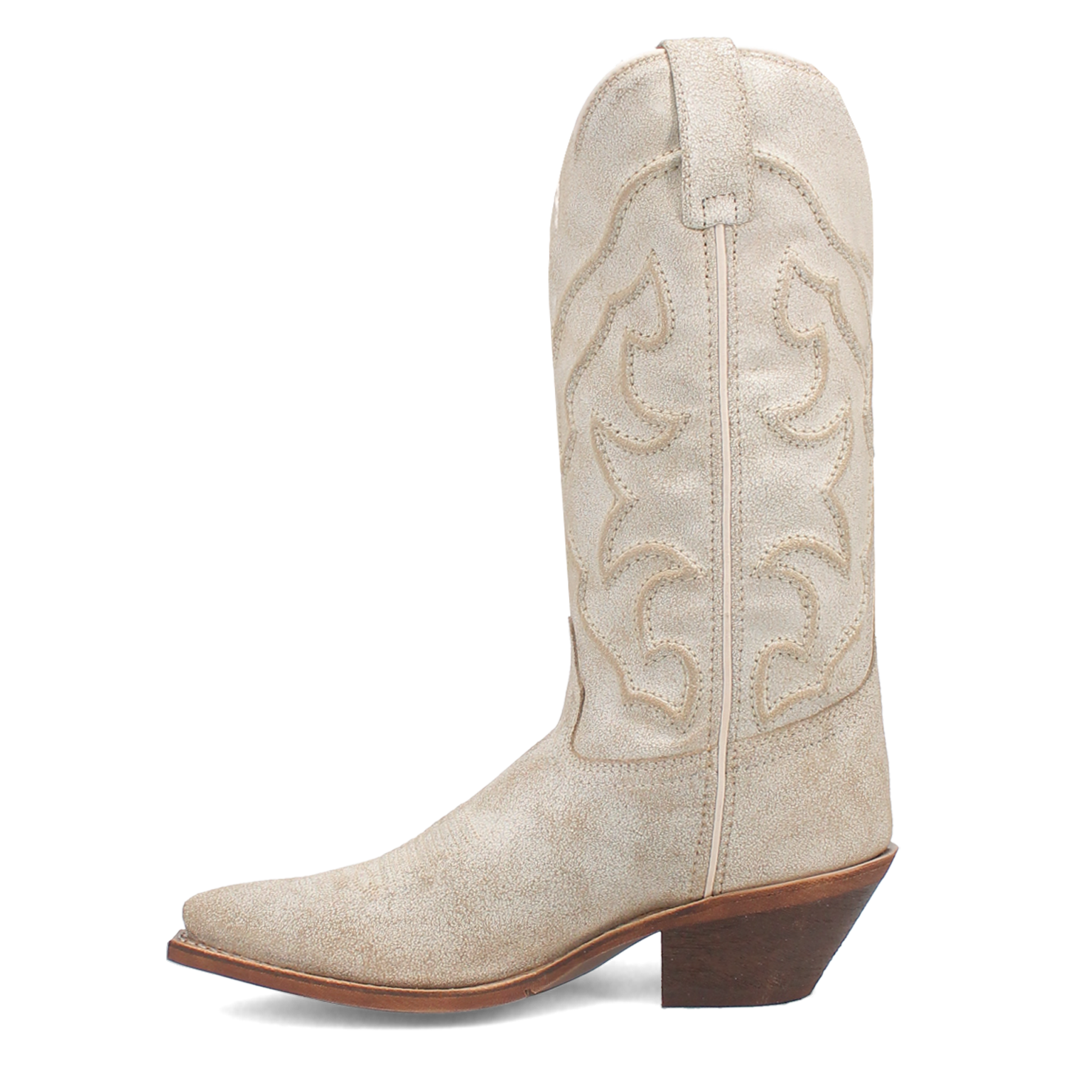 Laredo Women's 12" Reva Snip Toe Western Boot - Bone 52186