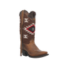 Laredo Women's Bailey Blanket Design Western Boot - Honey 52376