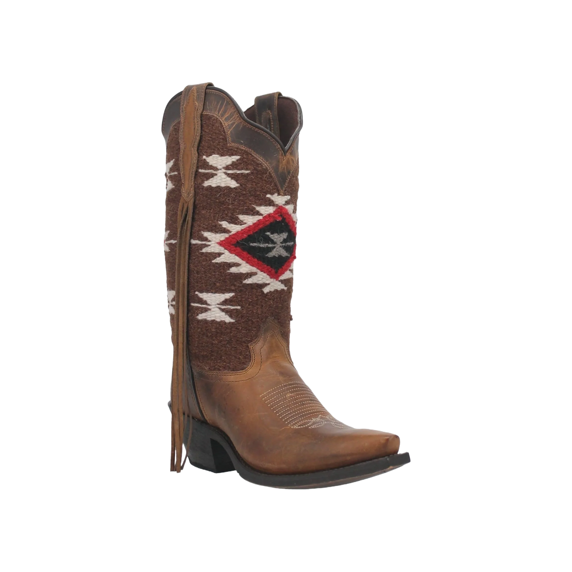 Laredo Women's Bailey Blanket Design Western Boot - Honey 52376