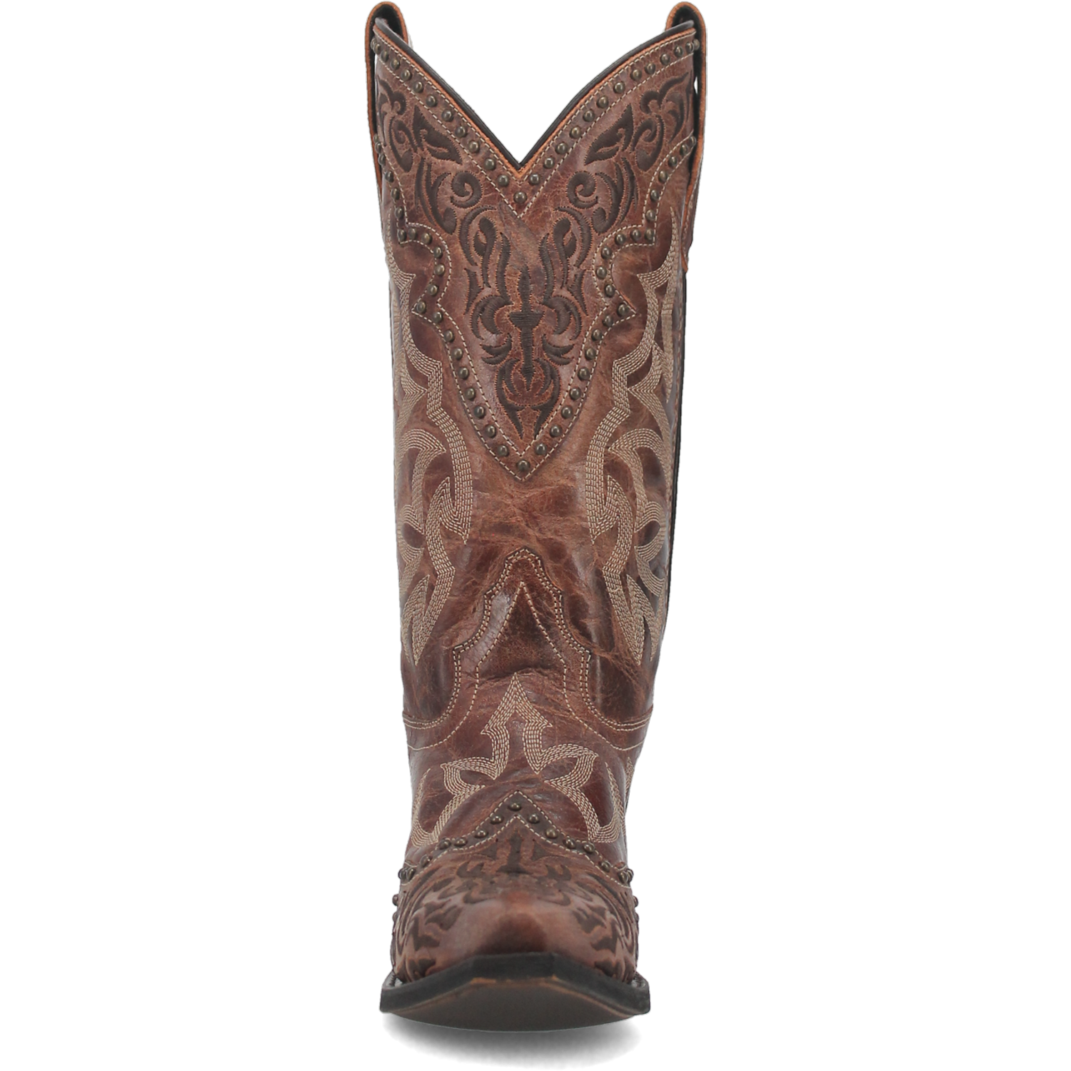 Laredo Women's 12" Braylynn Leather Western Boot - Brown 52410