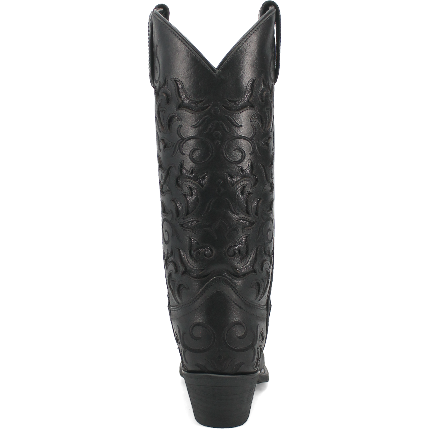 Laredo Women's 12" Night Sky Snip Toe Western Boot - Black 52450