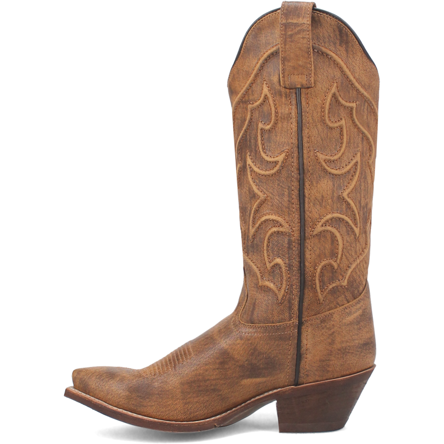 Laredo Women's 12" Reva Snip Toe Western Boot - Honey 54267