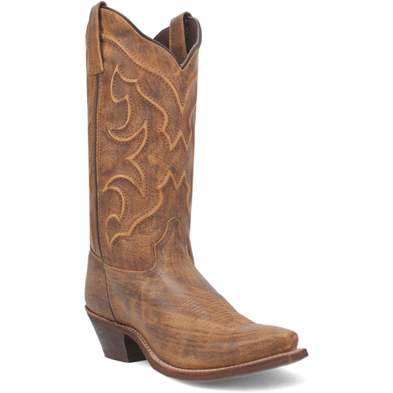 Laredo Women's 12" Reva Snip Toe Western Boot - Honey 54267