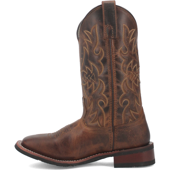 Laredo Women's 11" Anita Leather Western Boot - Tan 5602