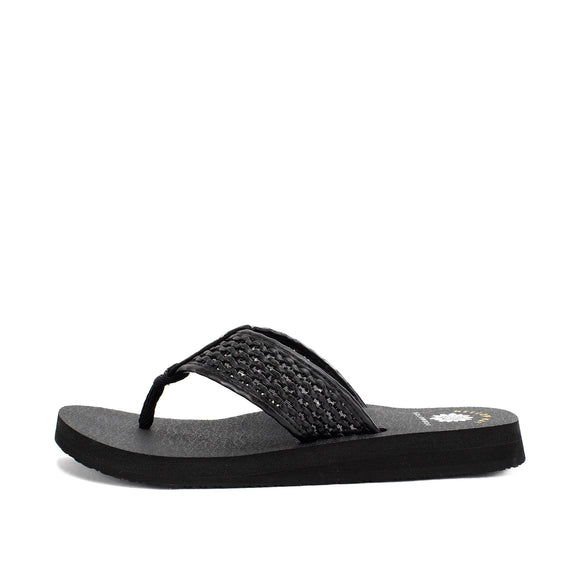 Yellow Box Women's Nana Flip Flop - Black 56607