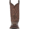 Laredo Women's 11" Astras Square Toe Western Boot - Tan/Leopard 5890