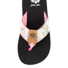 Yellow Box Women's Flant Sequin Flip Flop - Pastel 59818