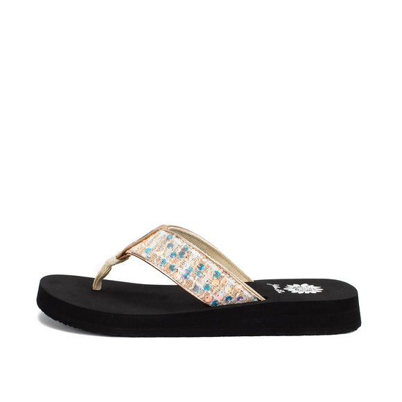 Yellow Box Women's Frenda Flip Flop - Ivory 59980