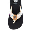 Yellow Box Women's Frenda Flip Flop - Ivory 59980