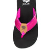 Yellow Box Women's Farah Flip Flop - Fuchsia 59986