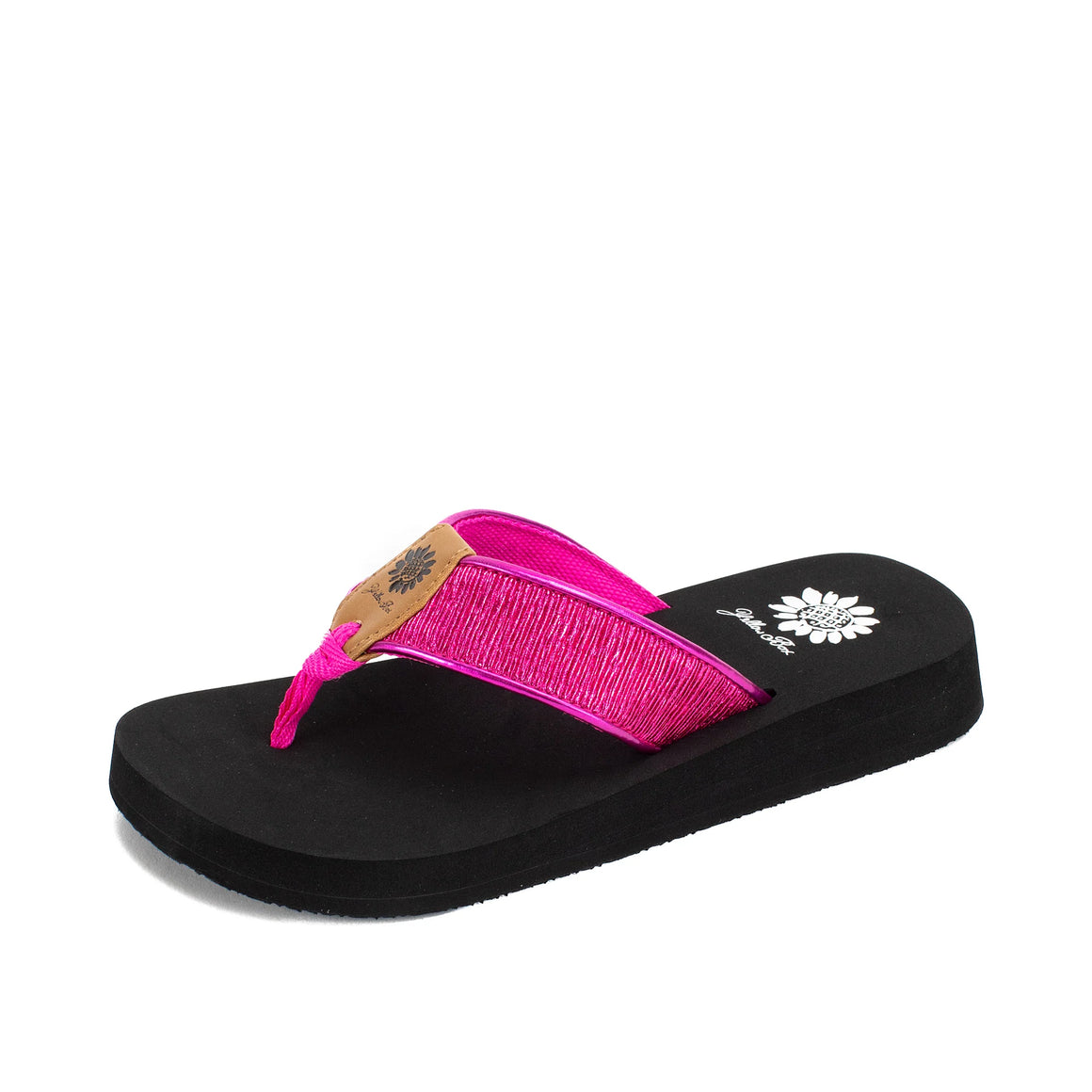 Yellow Box Women's Farah Flip Flop - Fuchsia 59986