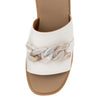 Yellow Box Women's Alora Wedge Slide Sandal - Bone 60153