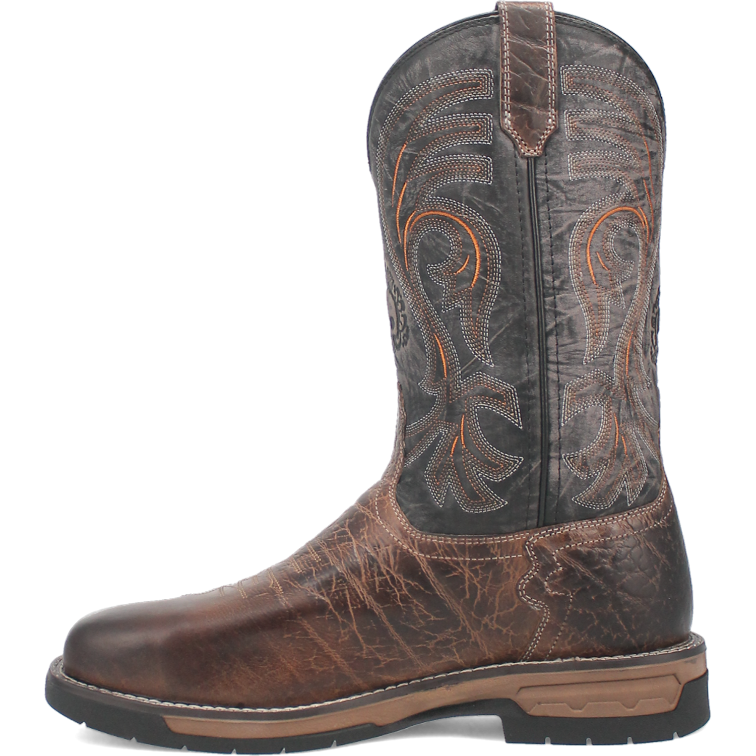 Laredo Men's 11'' Western Work Boot - Brown/Black 6820