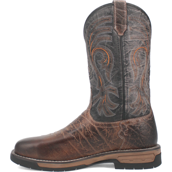 Laredo Men's 11'' Western Work Boot - Brown/Black 6820