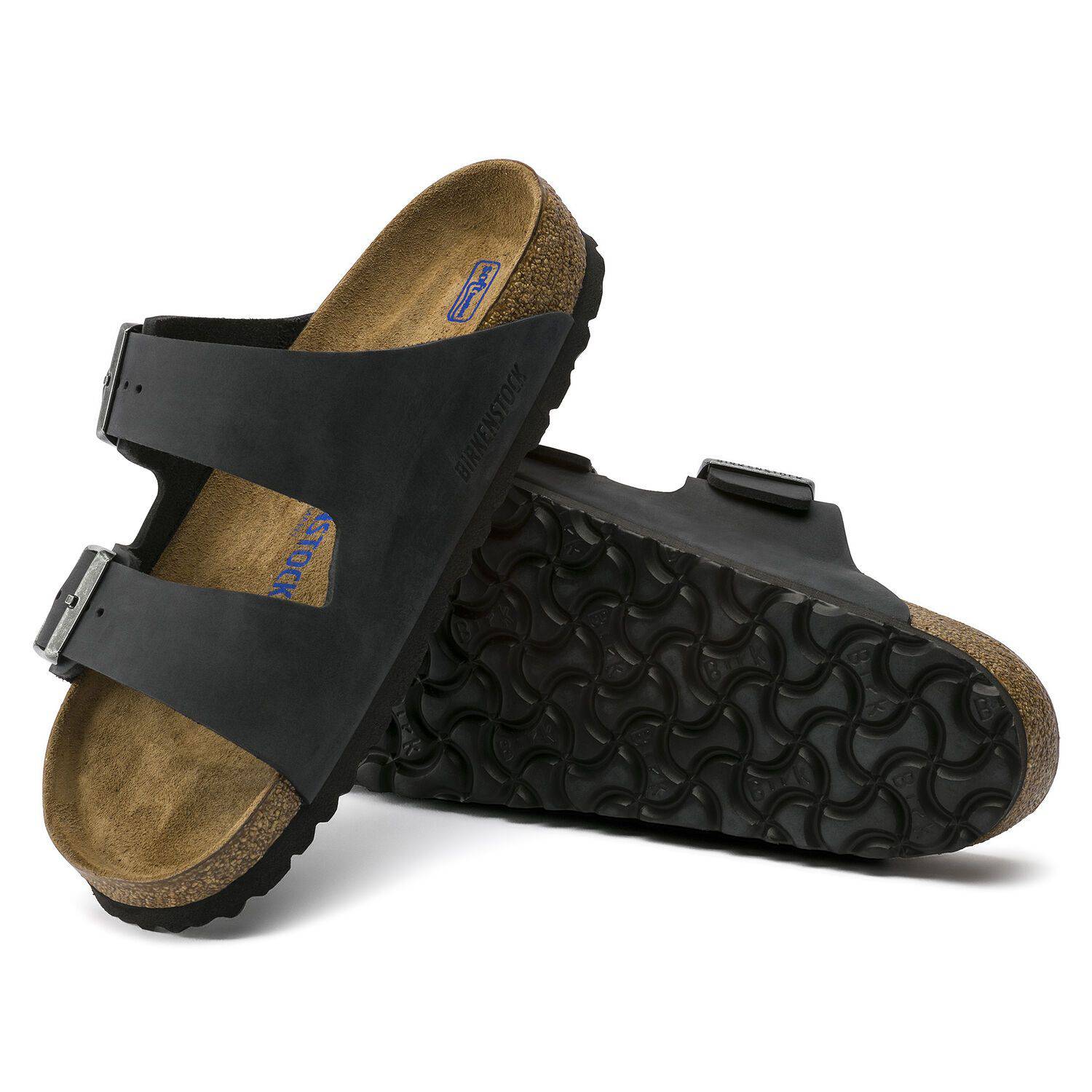 Birkenstock Arizona Soft Footbed - Black | Oiled Leather - 752481