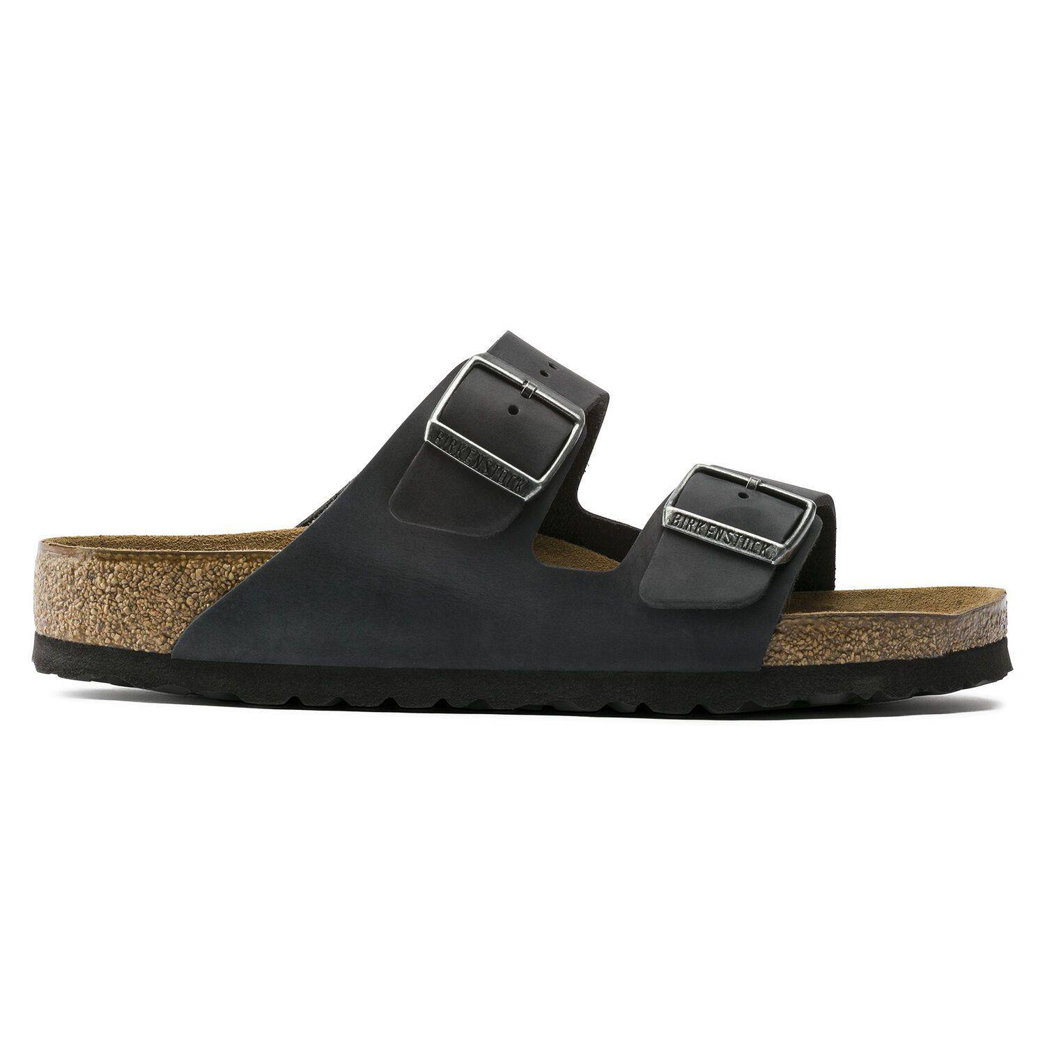 Birkenstock Arizona Soft Footbed - Black | Oiled Leather - 752481
