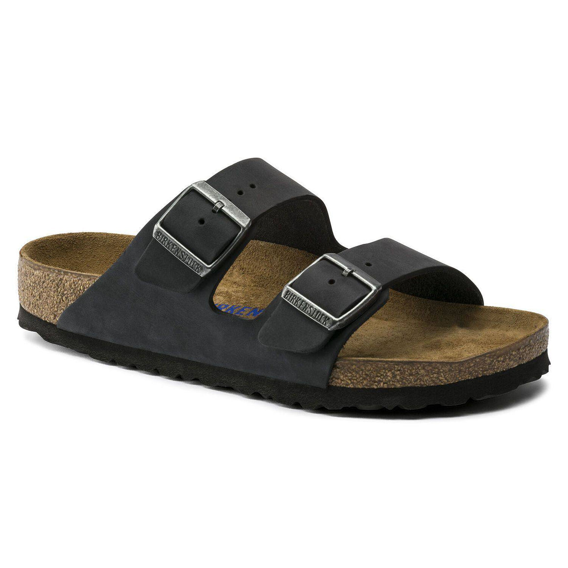 Birkenstock Arizona Soft Footbed - Black | Oiled Leather - 752481