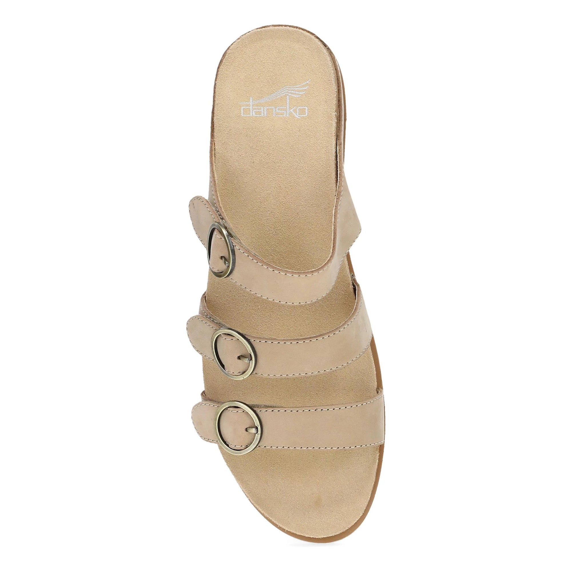 Dansko Women's Campbell Comfort Sandal - Sand Milled Nubuck 7802030300