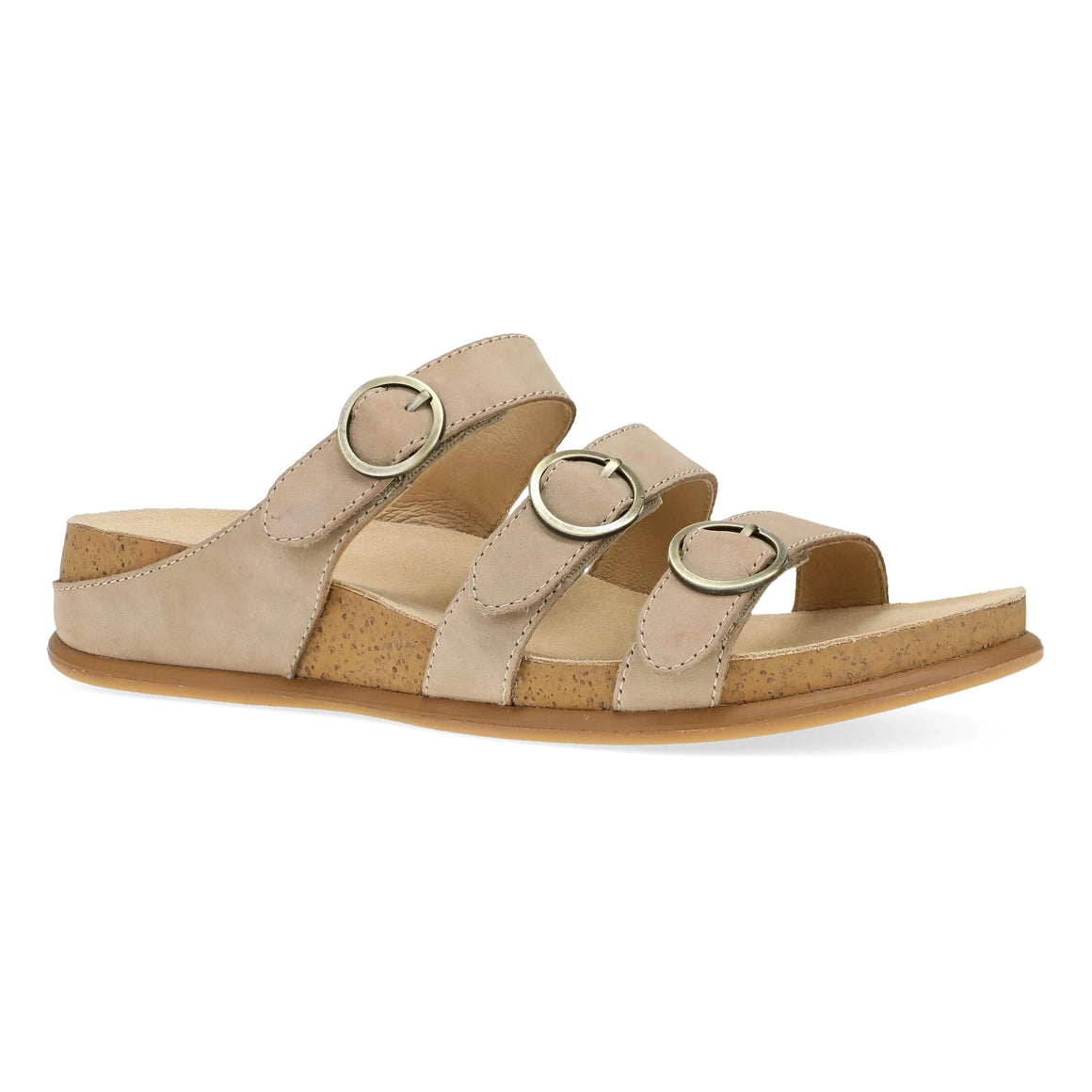 Dansko Women's Campbell Comfort Sandal - Sand Milled Nubuck 7802030300