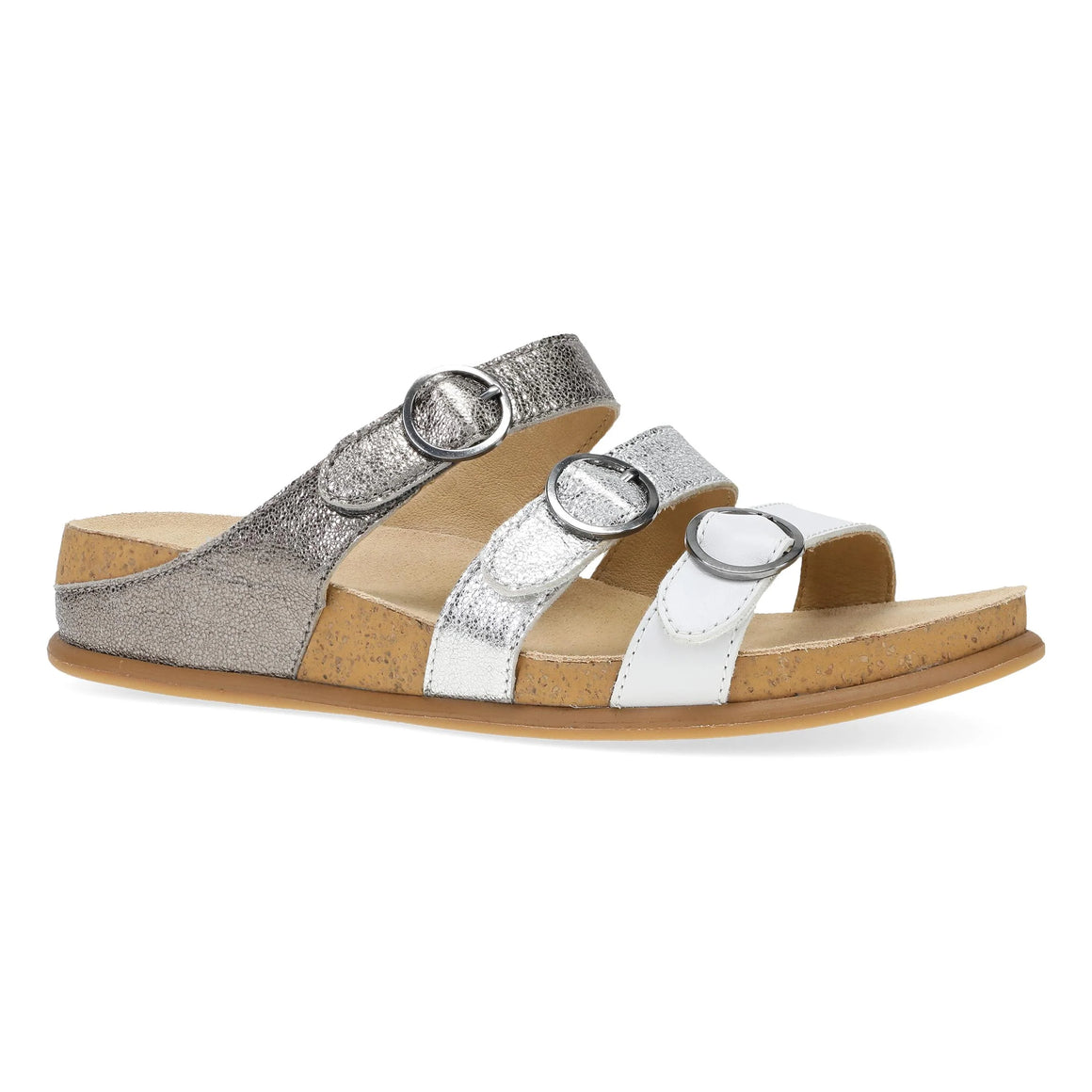 Dansko Women's Campbell Comfort Sandal - Pewter Multi 7802240300