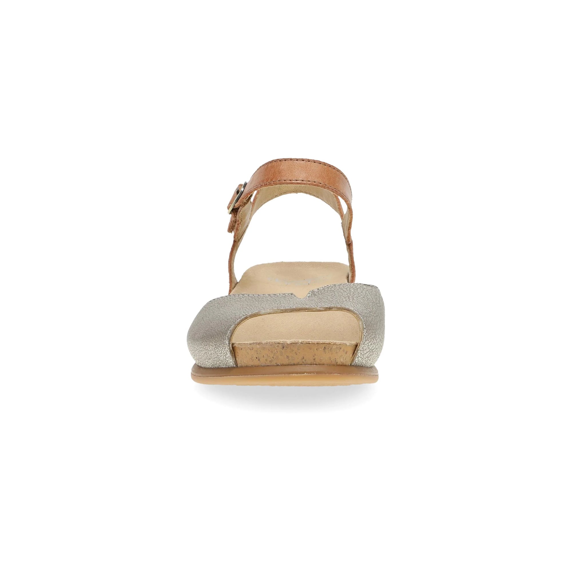 Dansko Women's Cass Sandal - Platino/Tan Leather 7803240300