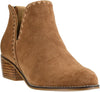 Corkys Women's Spice It Up Bootie - Tobacco Faux Suede 80-0198