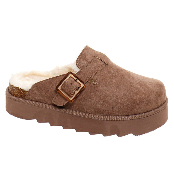 Outwoods Women's Sunday-1 Fur Lined Clog - Taupe 82534-434