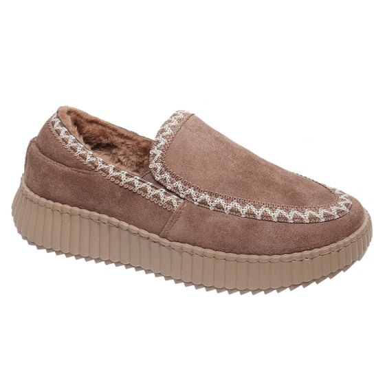 Pierre Dumas Women's Sandi-1 Suede Loafer - Taupe 82543-434