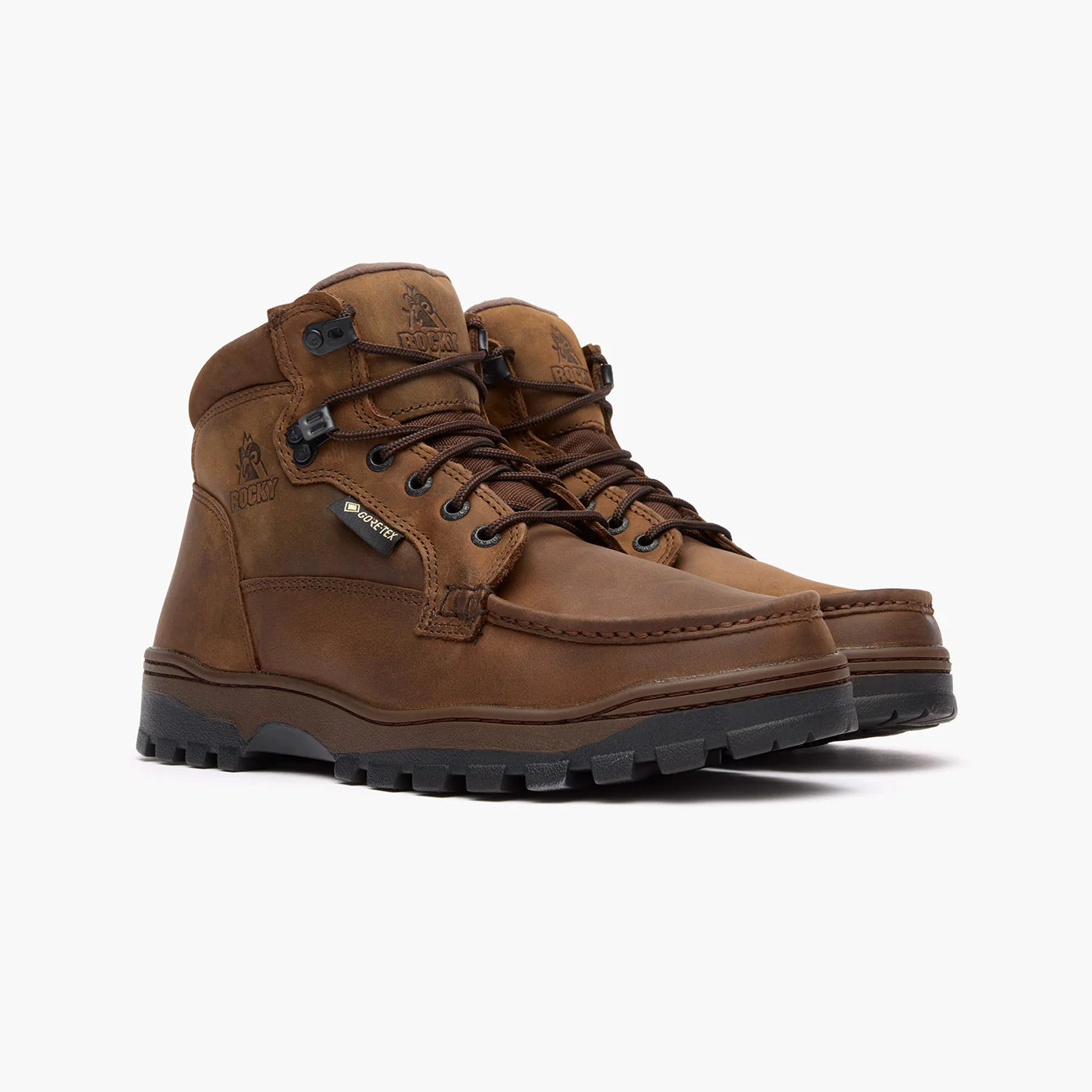 Rocky Men's 6" Outback Waterproof Chukka Boot - Brown FQ0008723
