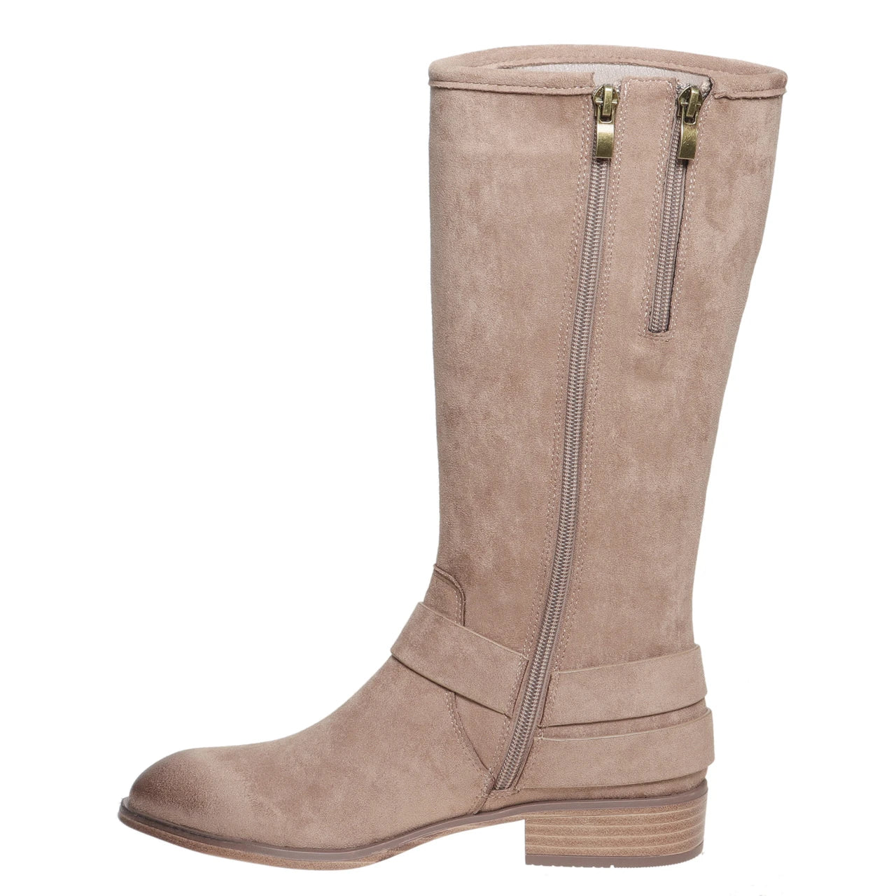 Pierre Dumas Women's Nevada-1 Tall Suede Boot - Taupe 89060-434