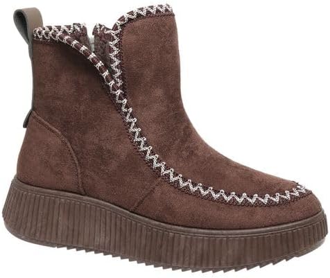 Pierre Dumas Women's Sandi-1 Suede Bootie - Brown 89084-402