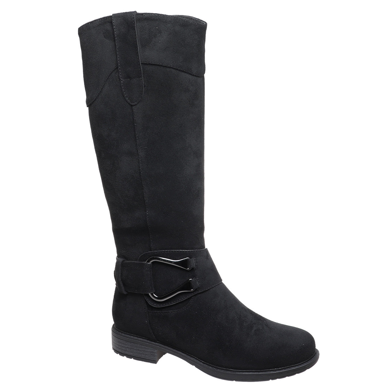 Pierre Dumas Women's Barcelona-31 Tall Suede Boot - Black 89150-401