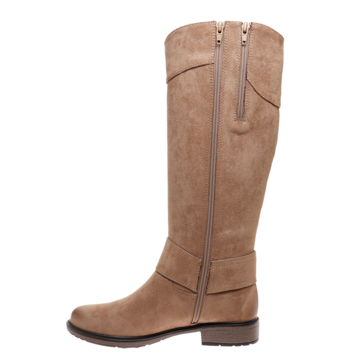 Pierre Dumas Women's Barcelona-31 Tall Suede Boot - Taupe 89150-434